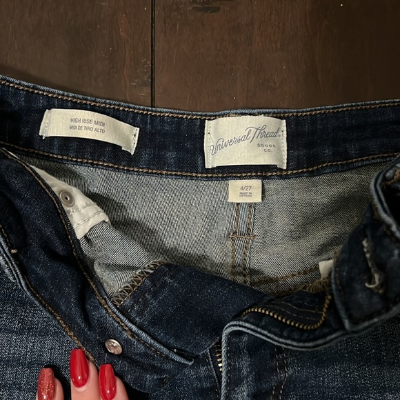 Universal Thread High Rise Midi Short - Picture 2 of 3